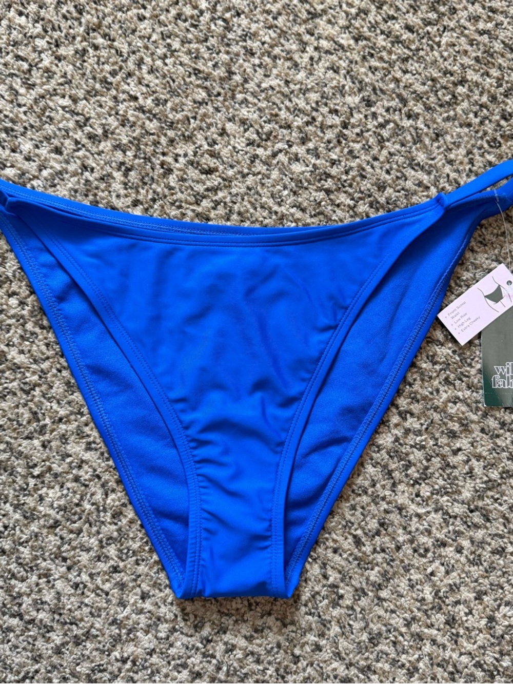 Wild Fable - Low Rise Blue Bikini Bottom - Size L